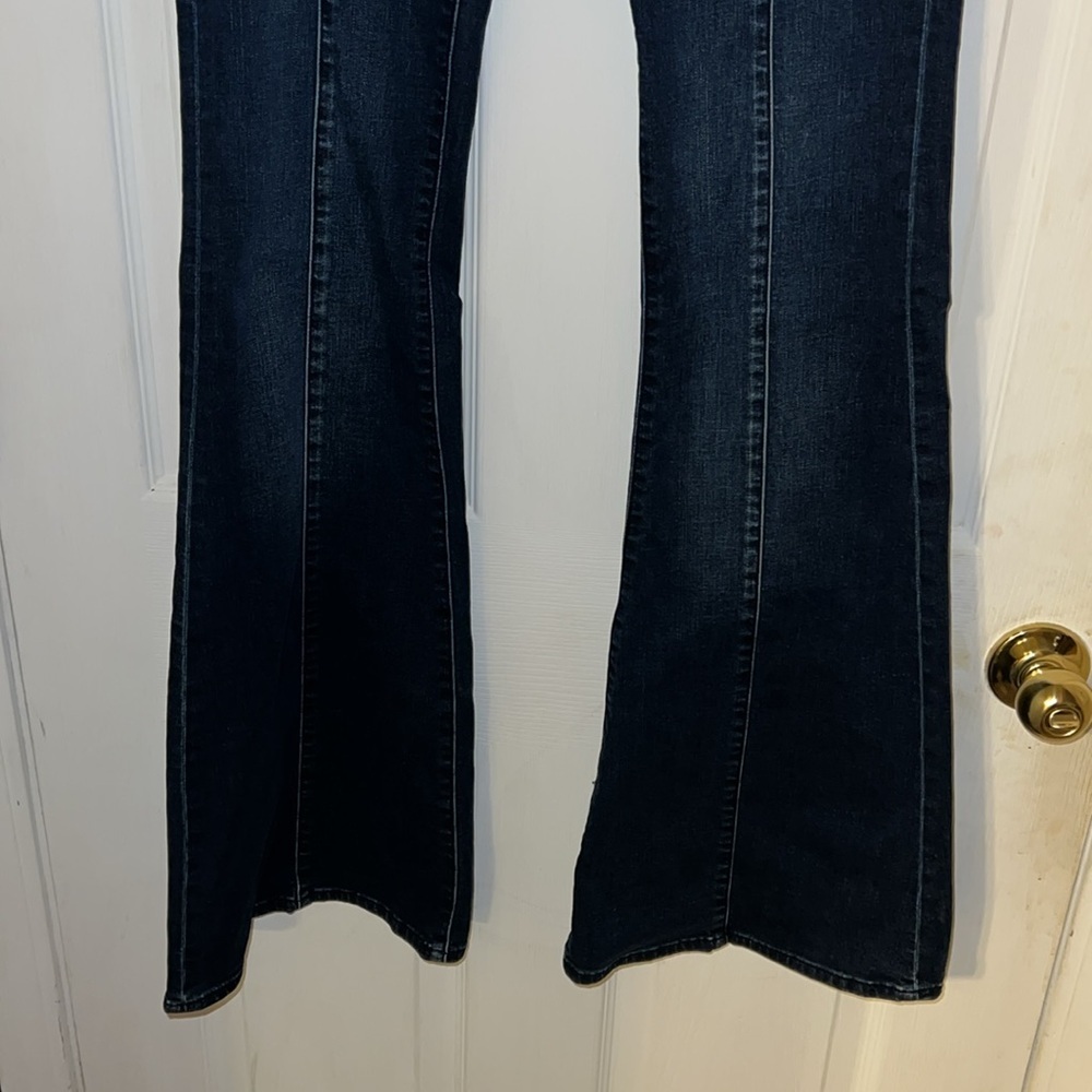 Band of Gypsies Stretchy Flare Jeans 28 - Picture 4 of 10